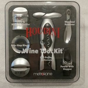 Metrokane Houdini Wine Tool Kit 6 pieces